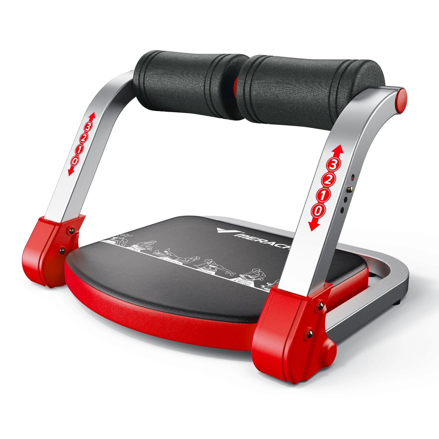 MERACH Ab Machine Sit Up Trainer With 330 Lbs Capacity