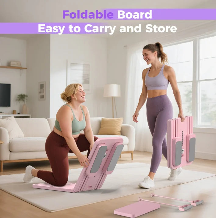 5 In 1 Folding Pilates Board Reformer For Home Use