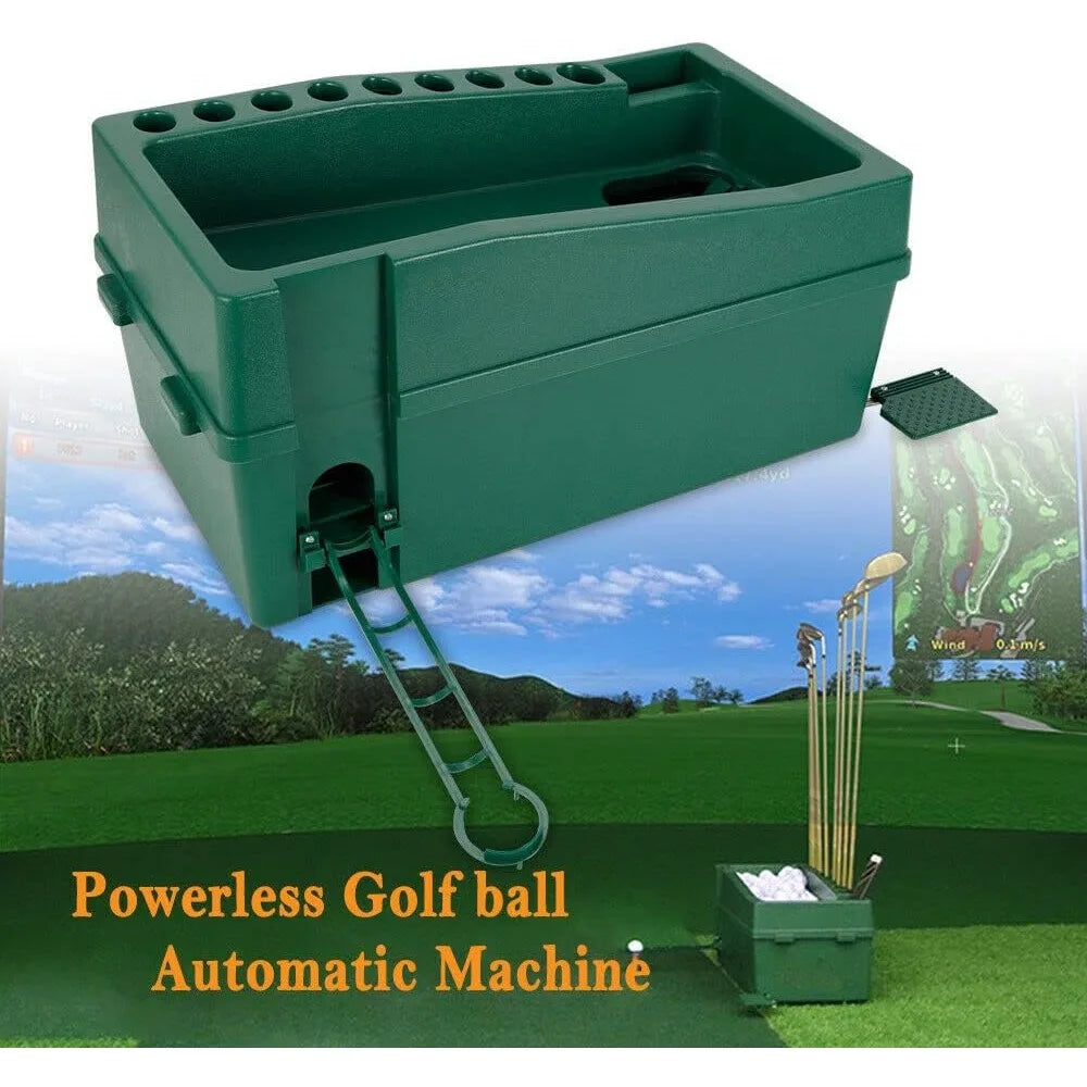 Automatic Golf Ball Dispenser Machine With Foldable Track Holder