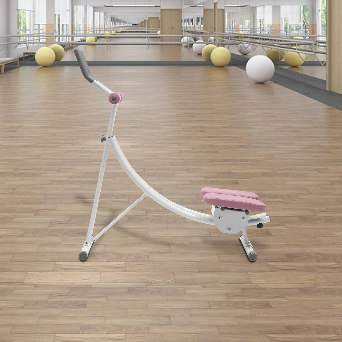 Adjustable Foldable Ab Crunch Trainer Machine for Home Gym Workouts
