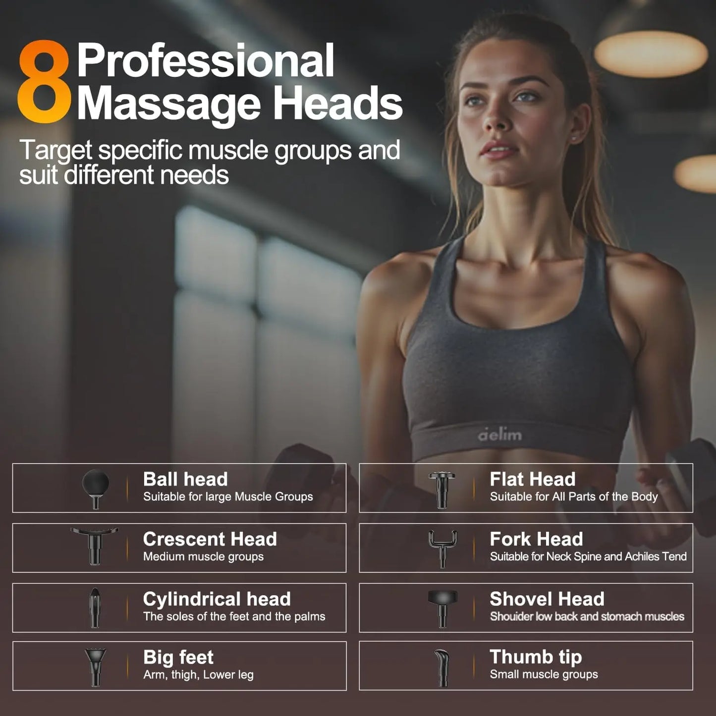 LEERCON Professional Muscle Massage Gun for Neck and Back Therapy