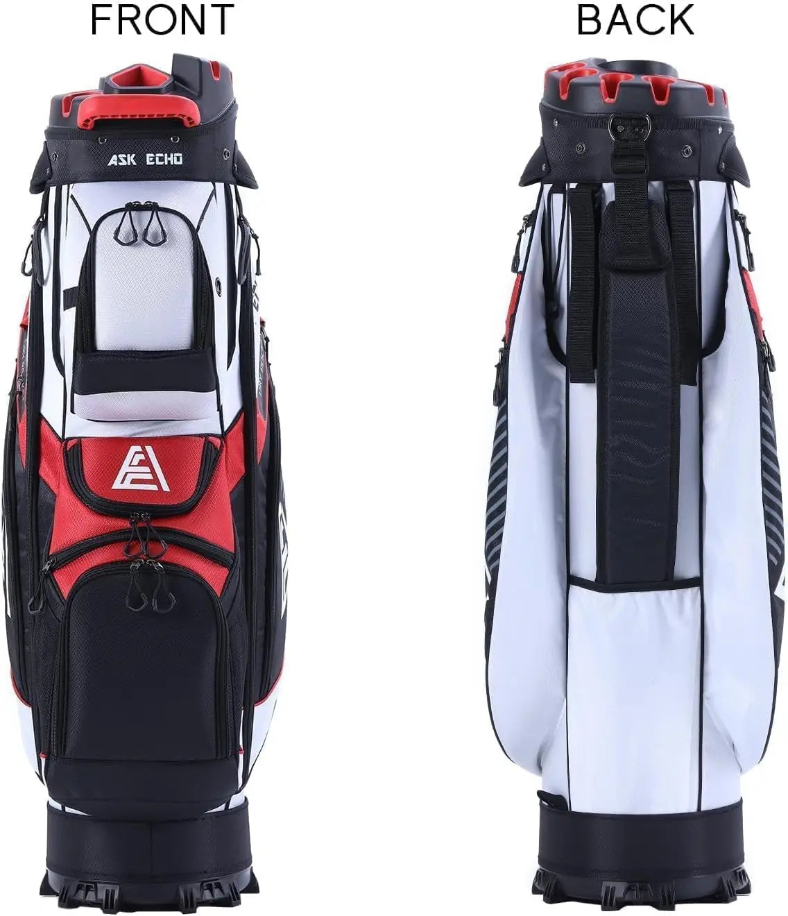 T-Lock Golf Cart Bag With 14-Way Organizer And Rain Cover