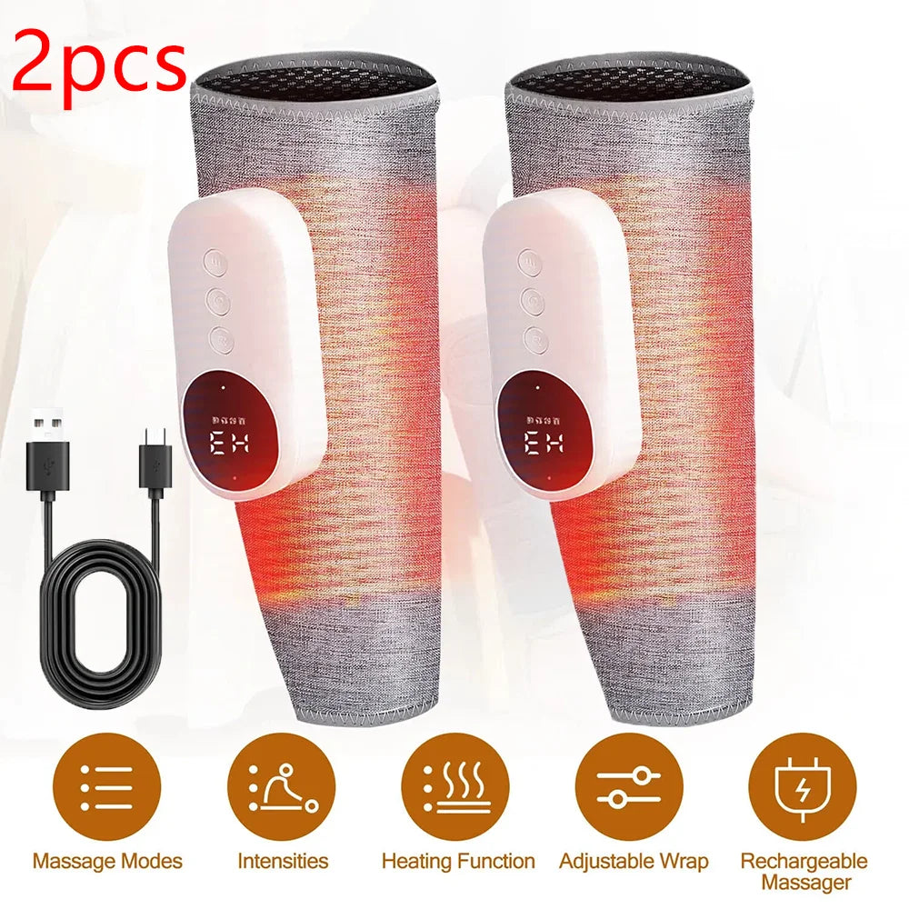 360 Degree Leg Calf Massager With 3 Modes Air Compression And Heat Therapy