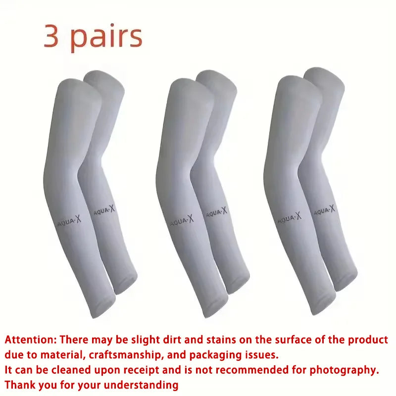 Breathable Sun Protection Sleeves Polyester For Sports And Outdoors