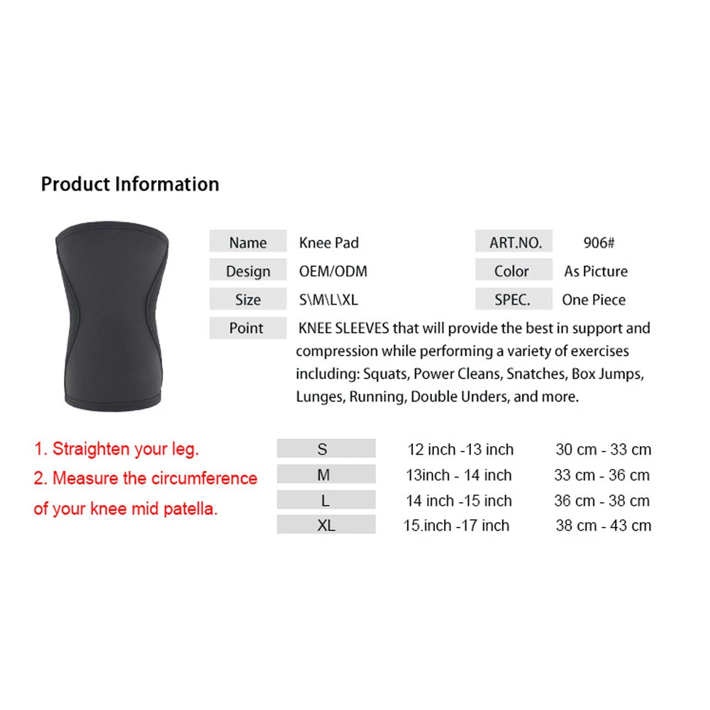JOCESTYLE Neoprene Knee Braces Support for Meniscus Tear Running