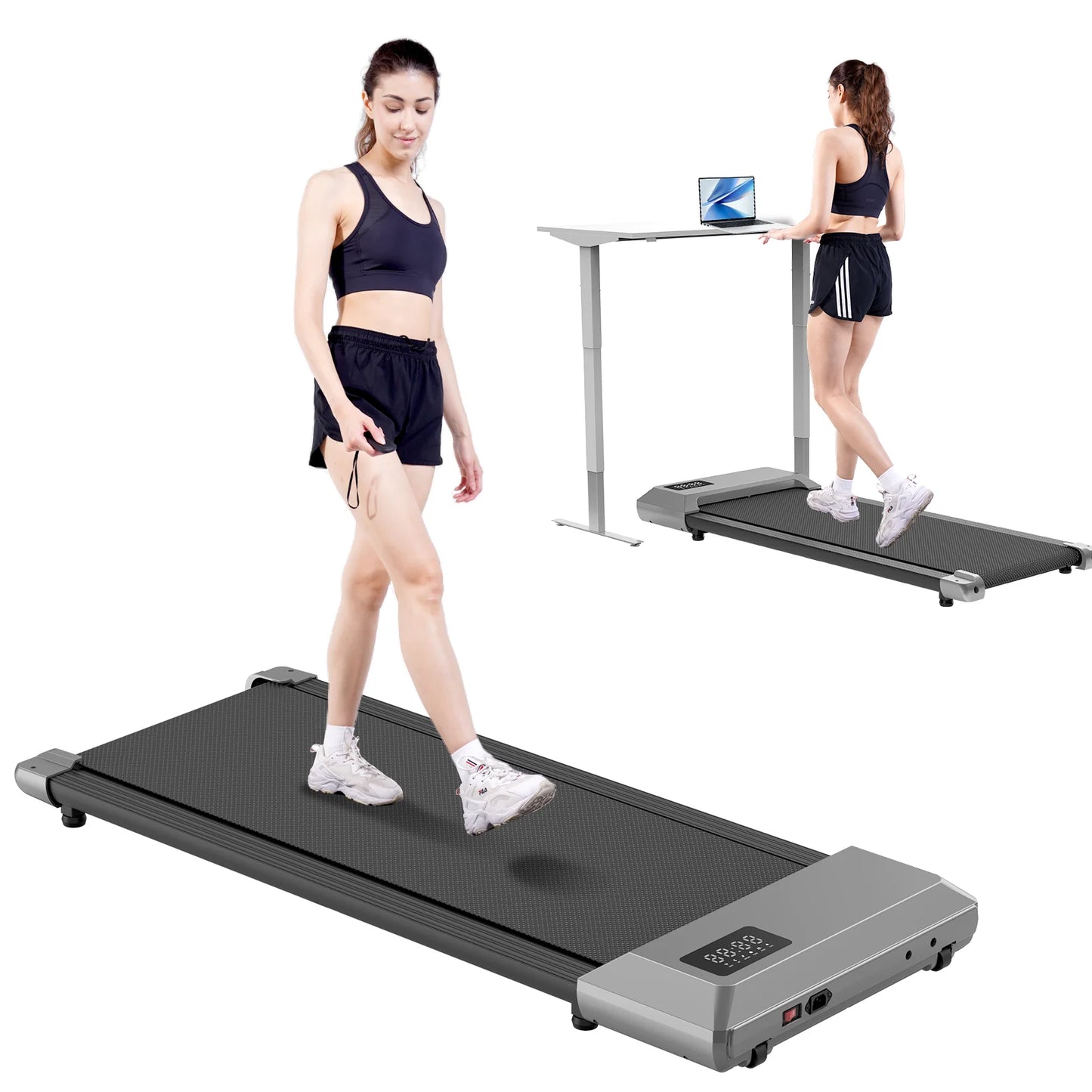 Walking Pad Mini Treadmill Under Desk Exercise Machine Max 250 Lbs