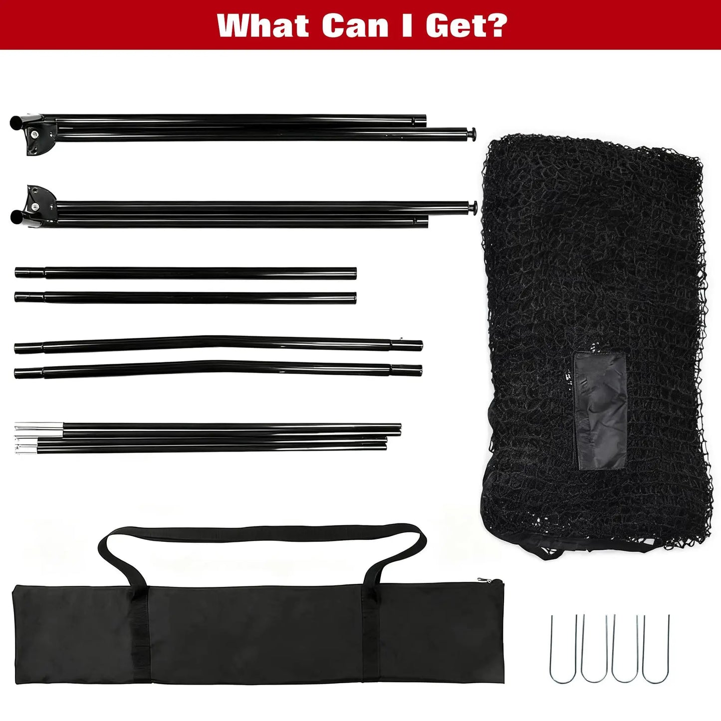 HiMISS Golf Practice Net Portable Backyard Hitting Swing Training Equipment