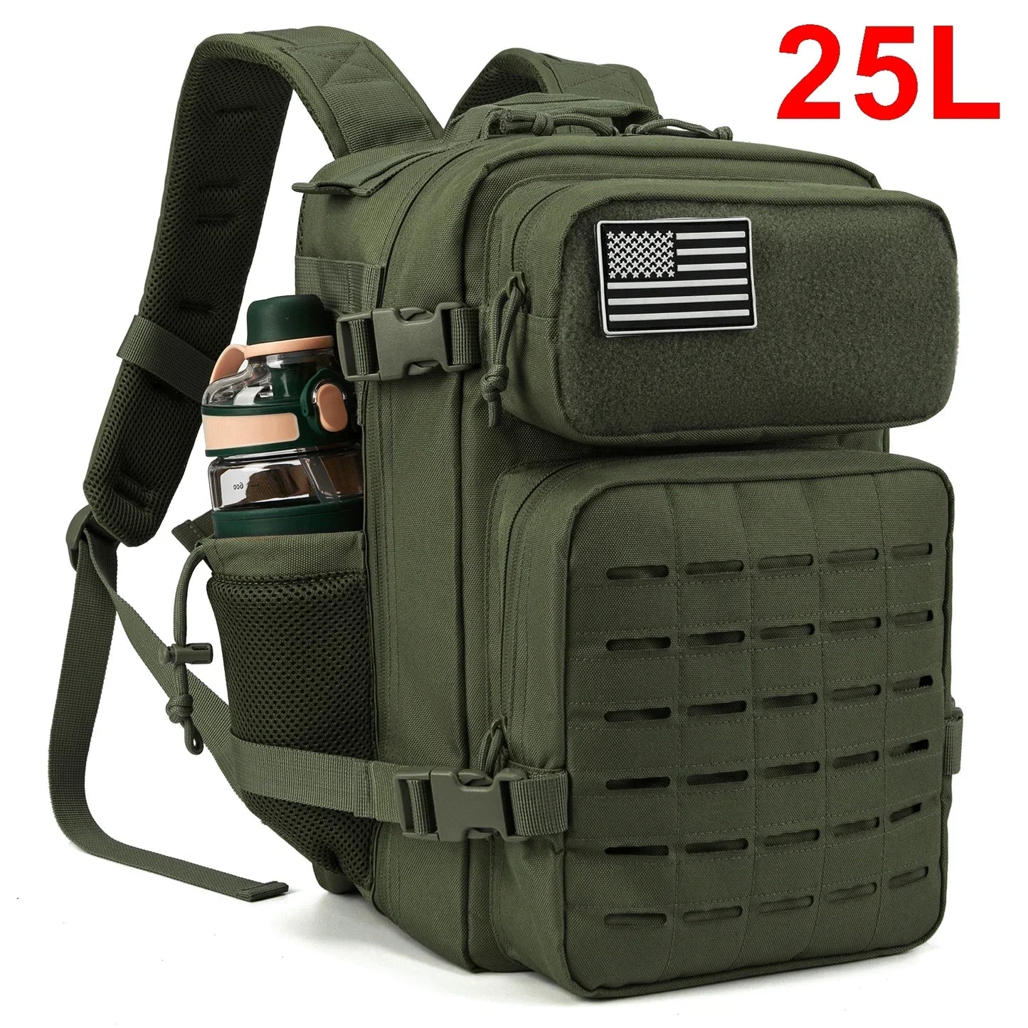 ReFire Gear Tactical Backpack With Water Bottle Holder