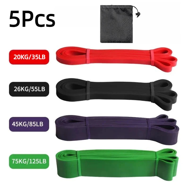 TPE Elastic Band Resistance Set For Strength Training And Yoga