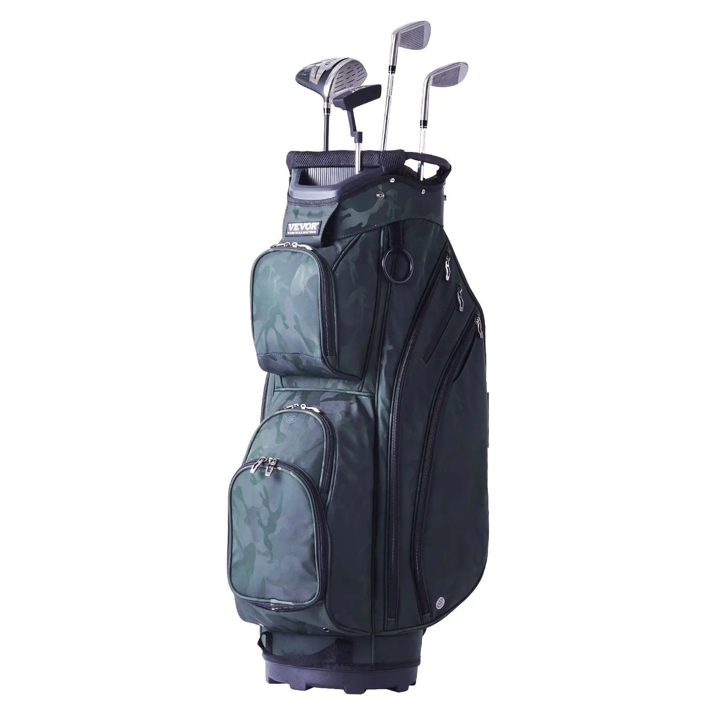 Golf Cart Bag With 14-Way Divider For Organization Premium Nylon