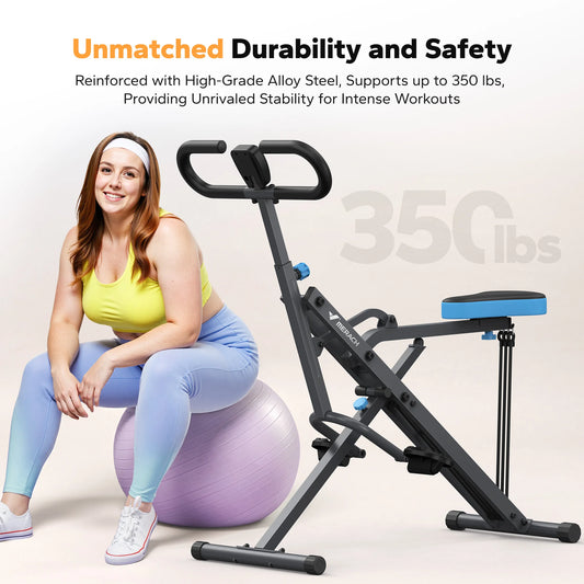 MERACH R07 Squat Machine 2in1 Rowing Foldable Home Workout