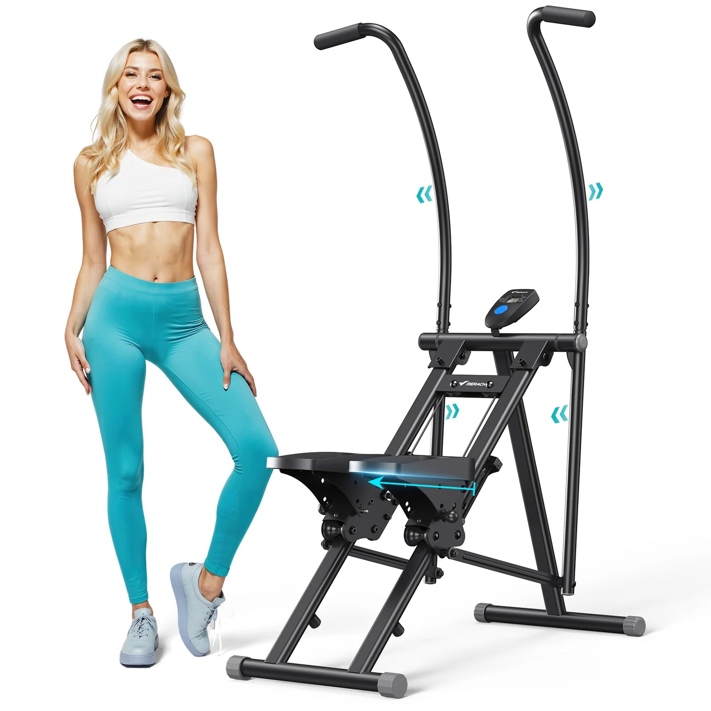 MERACH Stair Stepper For Home Gym Full-Body Workout Compact Climber