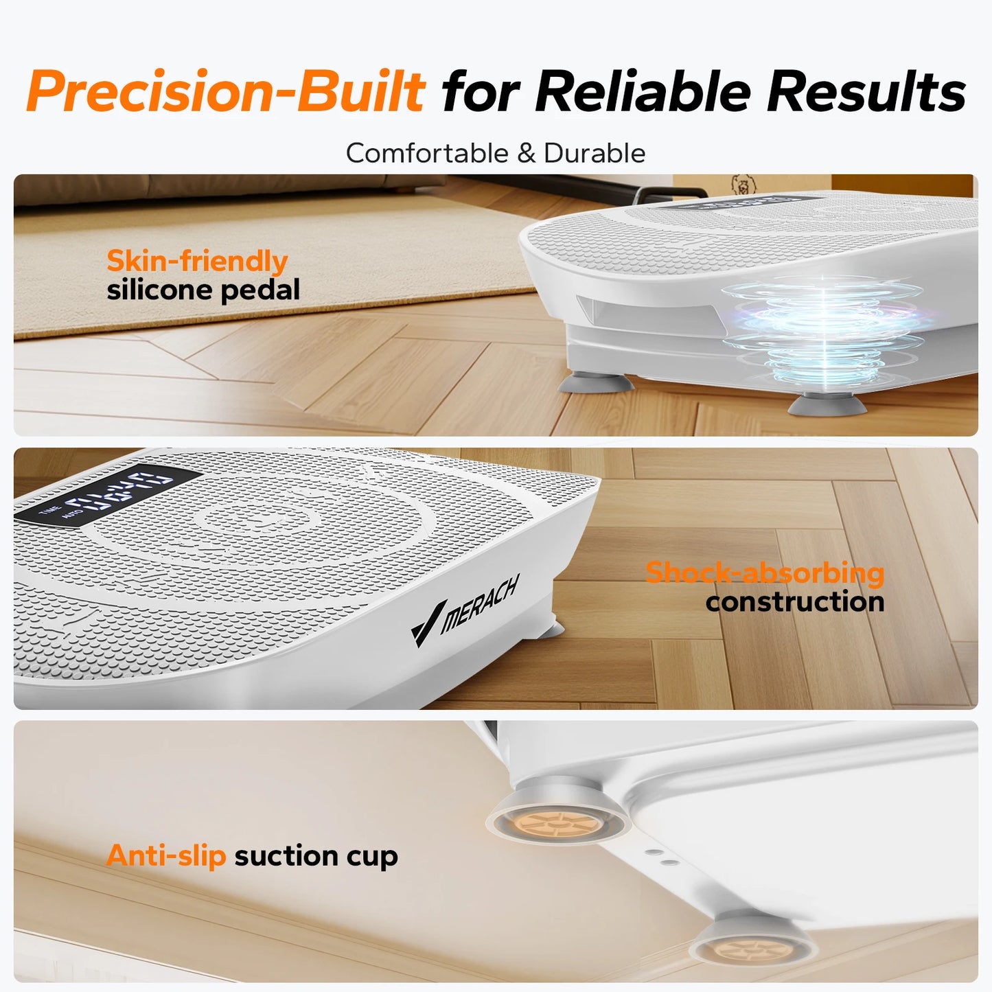 MERACH CV30 Vibration Plate Exercise Machine For Full Body Workout