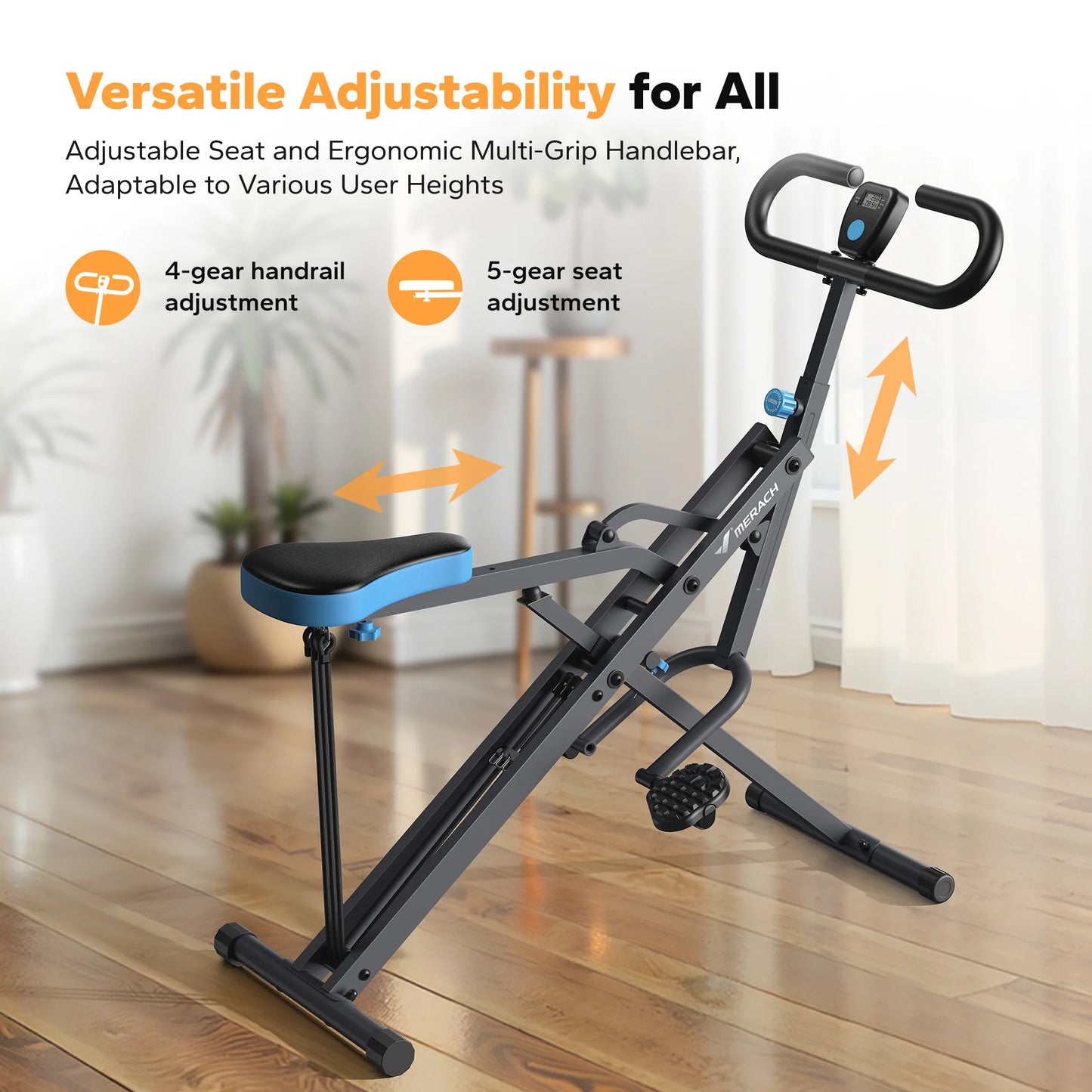 MERACH R07 Squat Machine 2in1 Rowing Foldable Home Workout