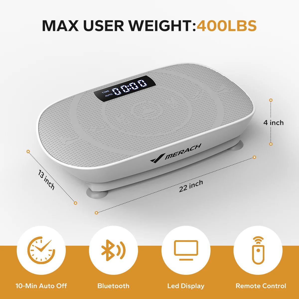 MERACH CV30 Vibration Plate Exercise Machine For Full Body Workout