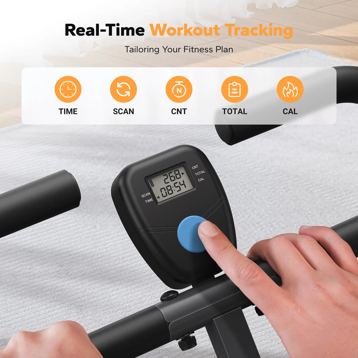 MERACH R07 Squat Machine 2in1 Rowing Foldable Home Workout