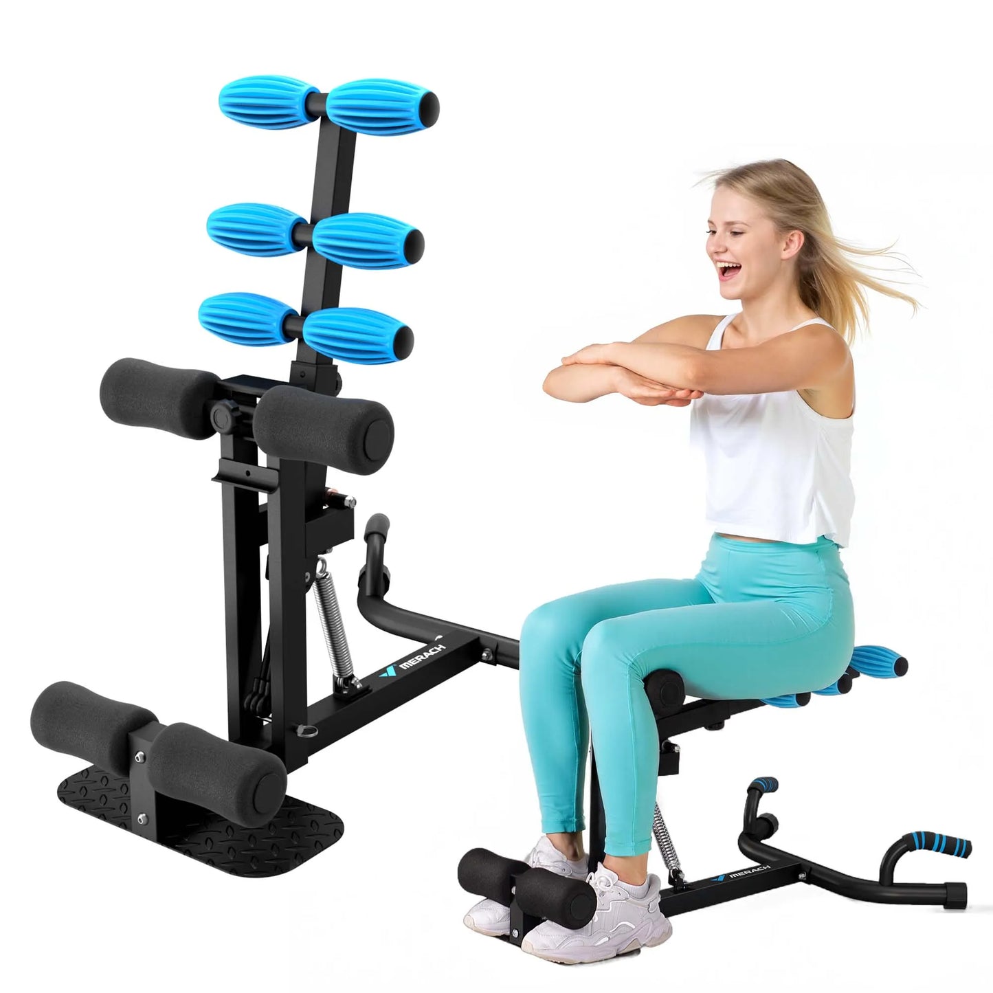 MERACH Deep Squat Machine for Glutes Core and Legs