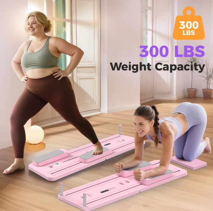 5 In 1 Folding Pilates Board Reformer For Home Use