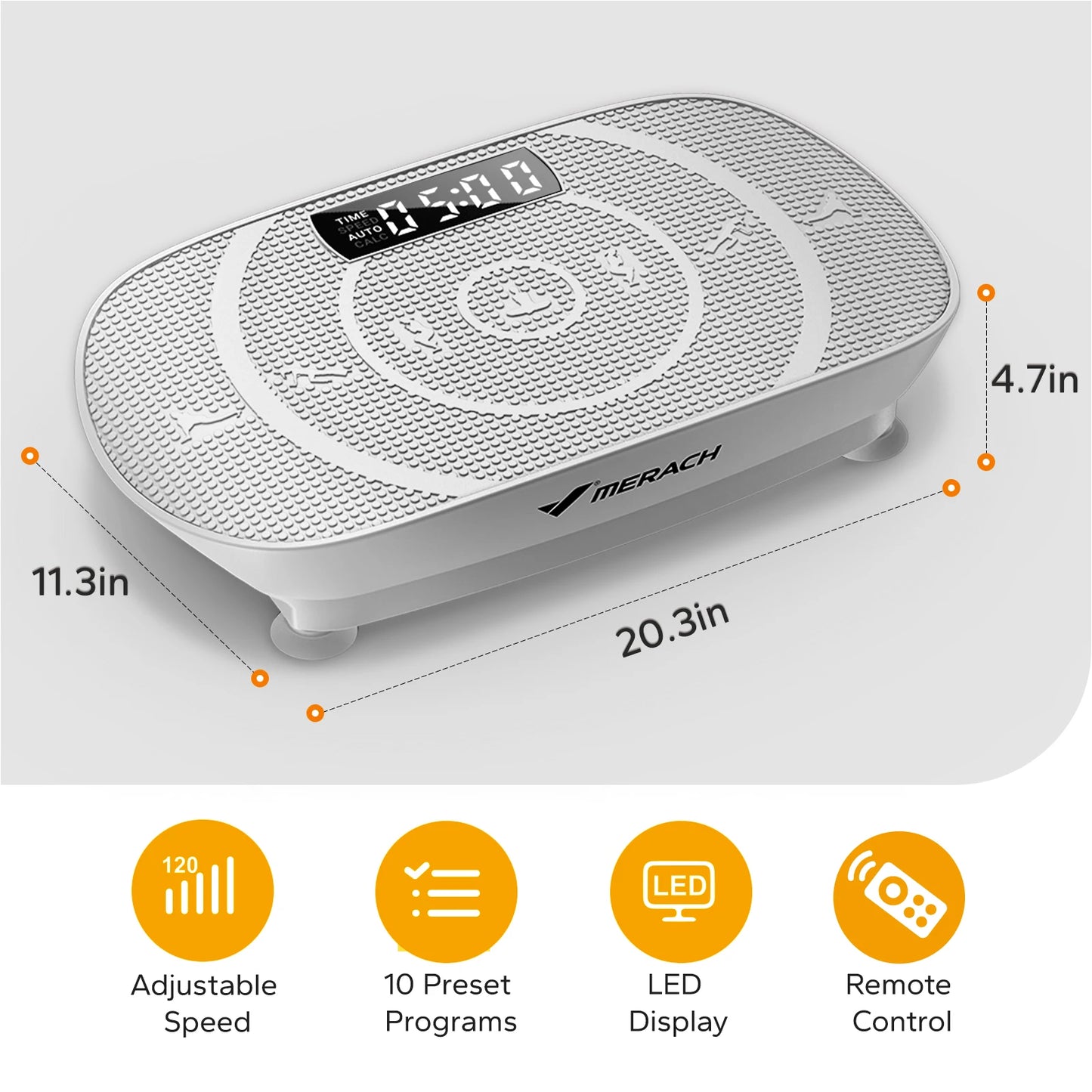 MERACH CV30 Vibration Plate Exercise Machine For Full Body Workout
