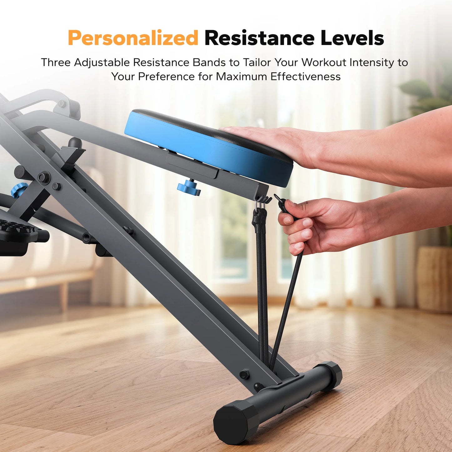MERACH R07 Squat Machine 2in1 Rowing Foldable Home Workout