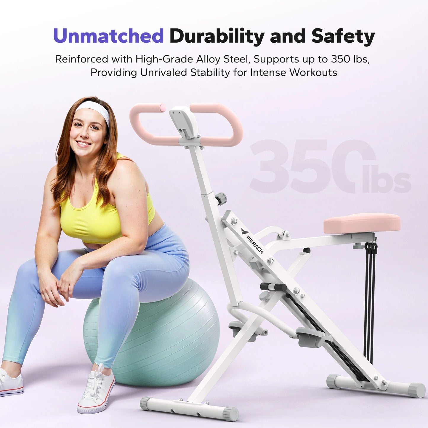 MERACH R07 Squat Machine 2in1 Rowing Foldable Home Workout