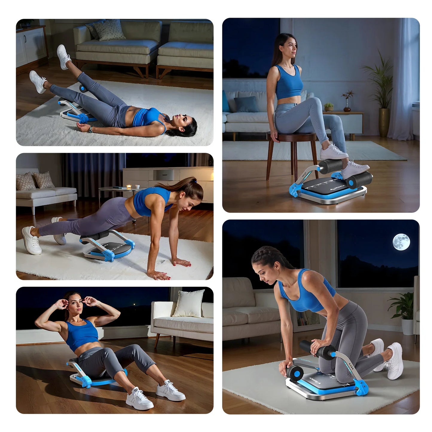 MERACH Ab Machine Sit Up Trainer With 330 Lbs Capacity