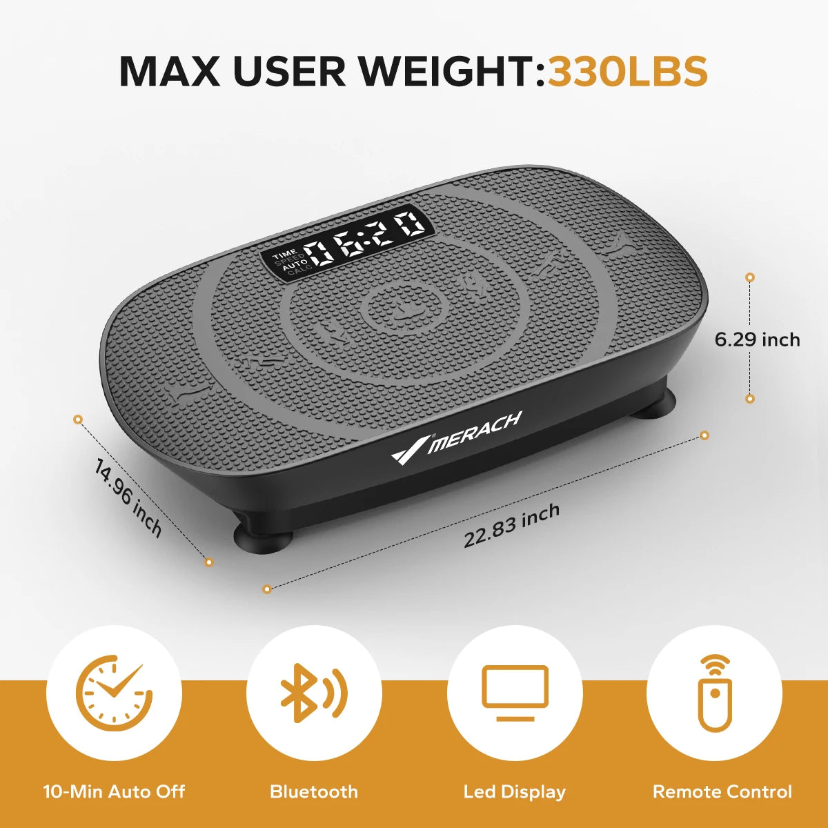 MERACH CV30 Vibration Plate Exercise Machine For Full Body Workout