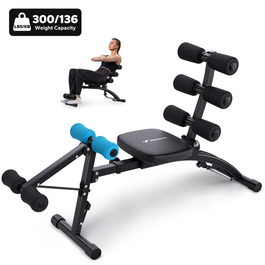 MERACH Ab Machine Multi-Functional Adjustable Sit Up Bench