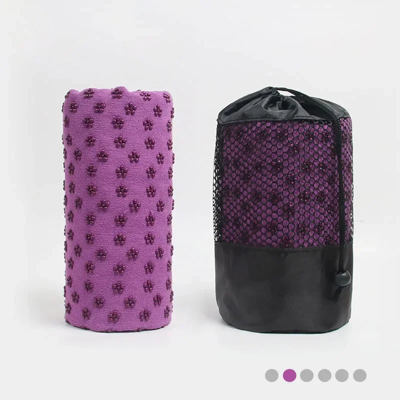 Non Slip Yoga Towel For Hot Yoga And Pilates Mat Absorbent Travel