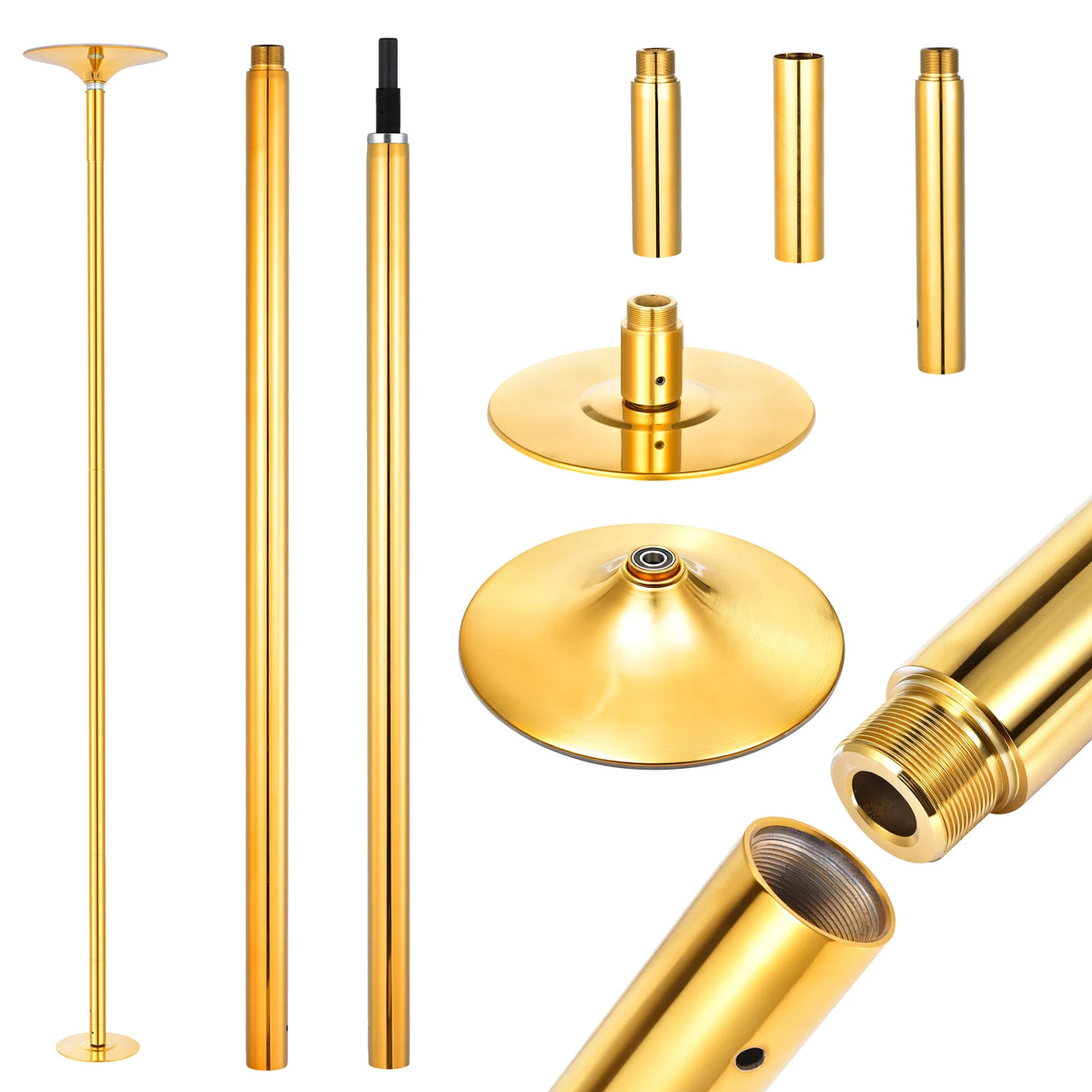 Portable Static Dance Pole For Home And Gym Training