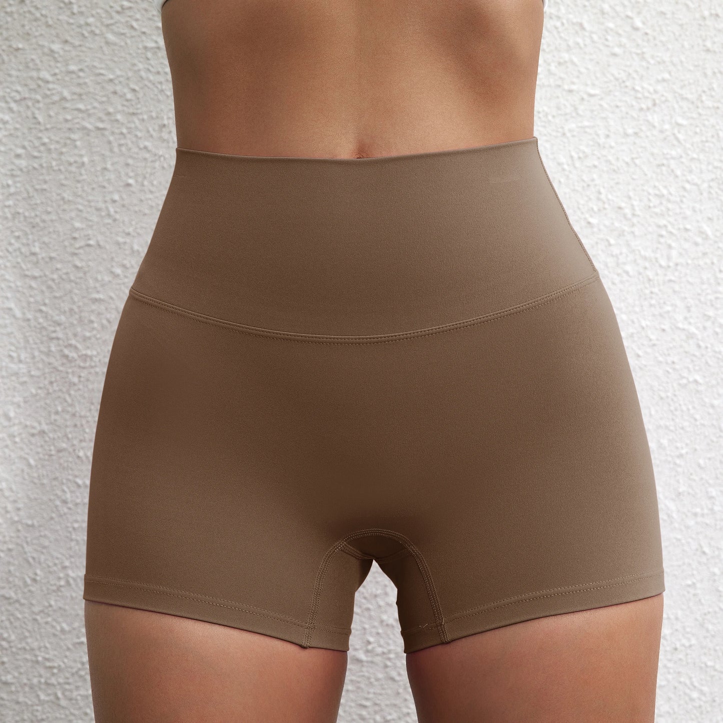 Women High Waist Fitness Shorts Squat Proof For Yoga Running Training