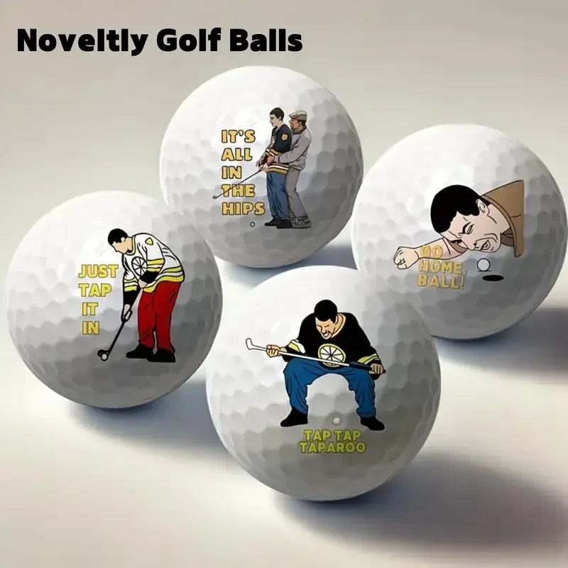 Golf Balls 4 Pack Unique Designs For Long Distance Practice