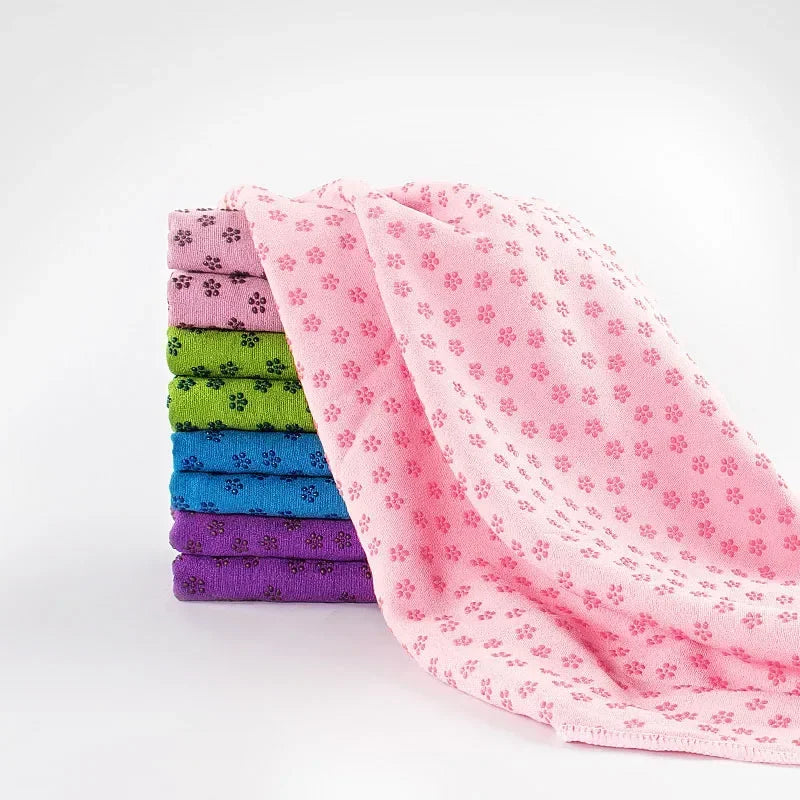Non Slip Yoga Towel For Hot Yoga And Pilates Mat Absorbent Travel
