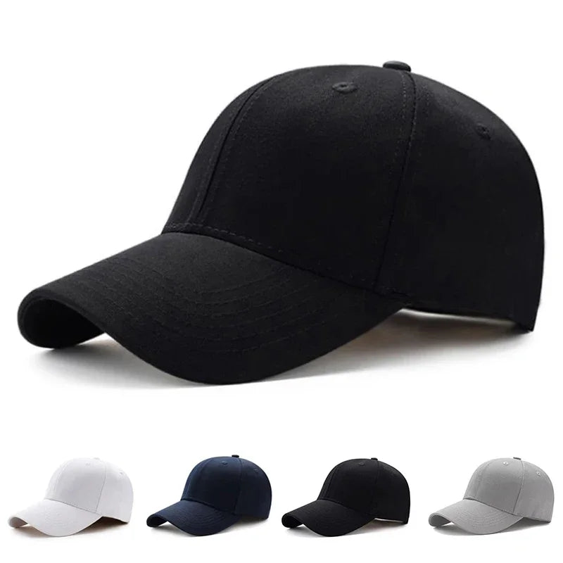 Unisex Solid Golf Cap Cotton Hat For Men And Women
