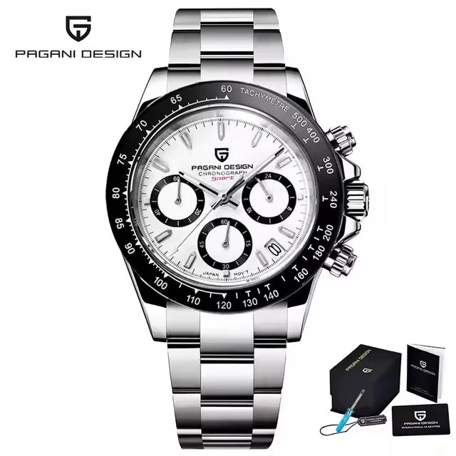 PAGANI DESIGN PD1644 Men Stainless Steel VK63 Chronograph Watch