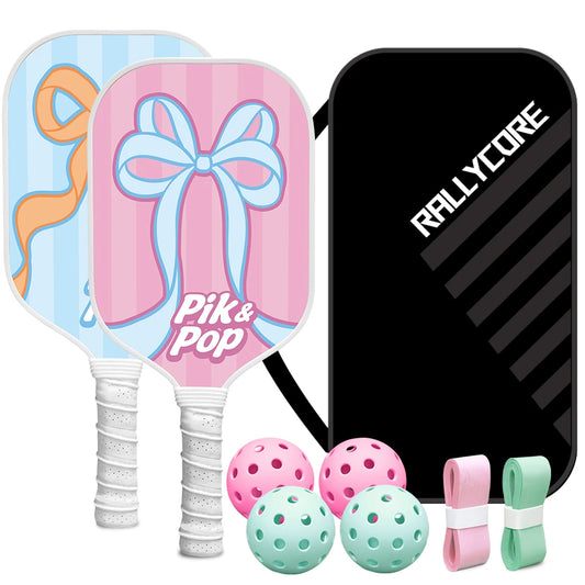 Miflame USAPA Pickleball Paddles Set Of 2 With Carry Bag