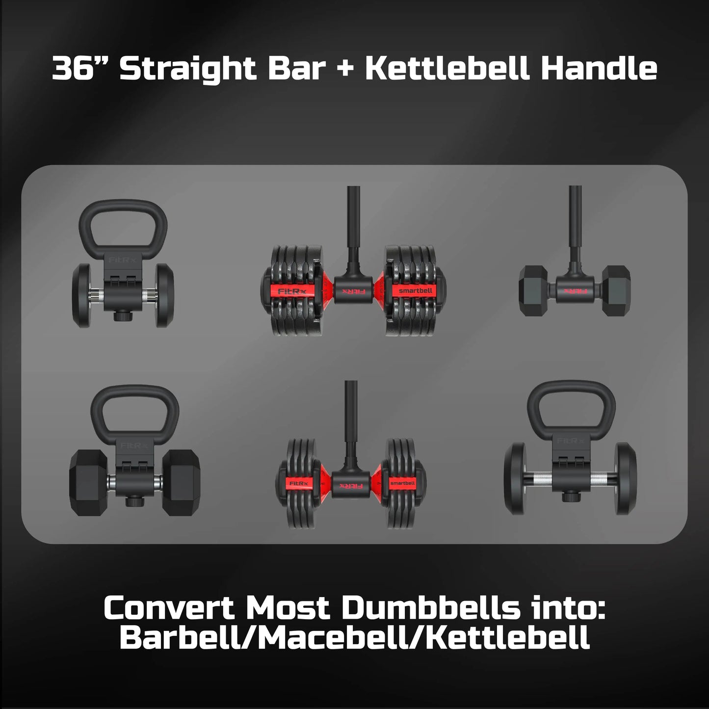 Dumbbell To Barbell Converter Adapter For Curl Bar And Kettlebell