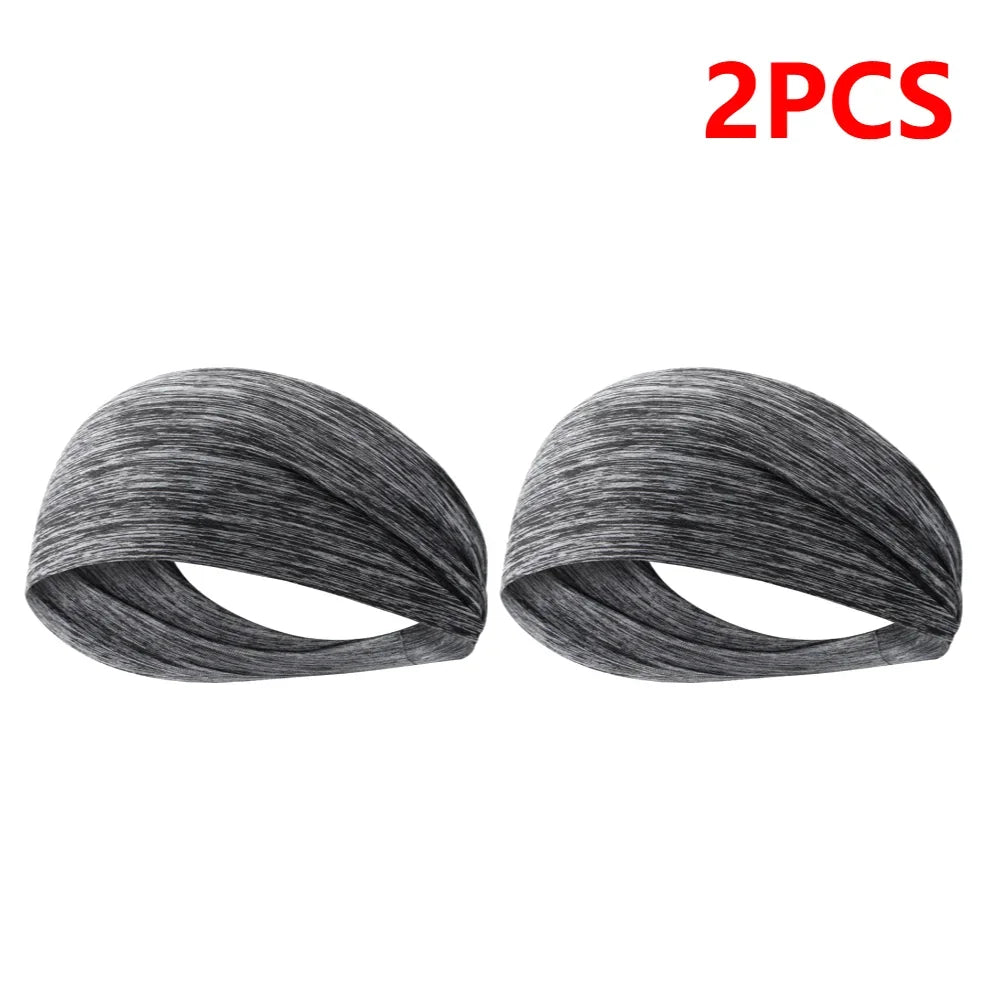 JOCESTYLE Elastic Sports Headband Sweat Absorption Quick Dry