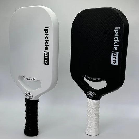 SONGYI 3k Carbon Fiber Pro Pickleball Paddle Thermoformed Unibody Edgeless Highly Elastic Shock-Absorbing Non-Slip USA Approved