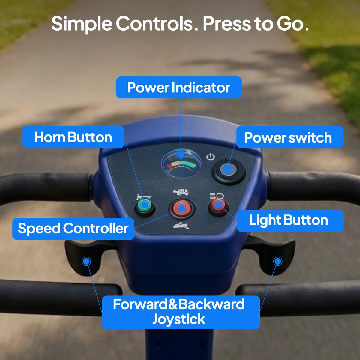URLIFE X02 Folding Electric Mobility Scooter for Seniors and Adults
