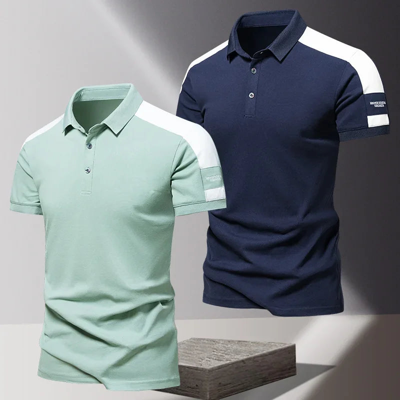 Lane JT CN Men’s Polo Shirt Cotton Short Sleeve Breathable