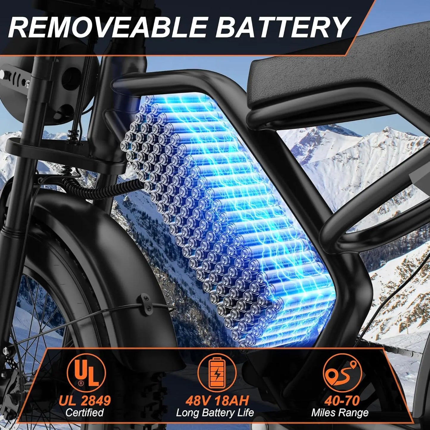AOVOWHEEL AW2PRO Electric Fat Tire Bike 1500W Top Speed 31mph