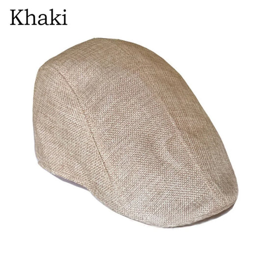 Peaky Newsboy Golf Cap For Men And Boys Vintage Beret