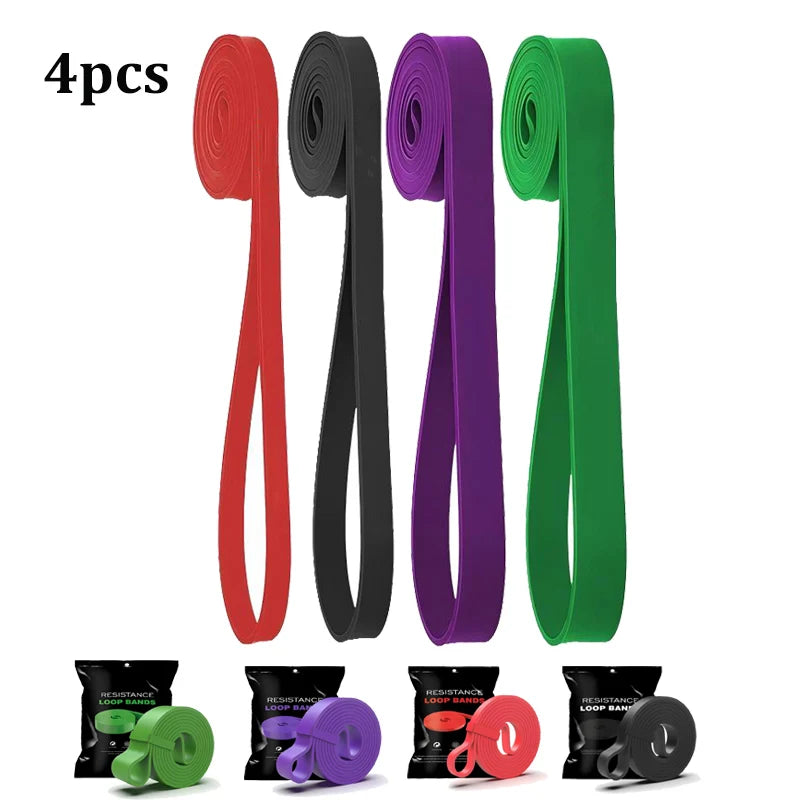 Pull Up Resistance Bands Four Levels for Full Body Training