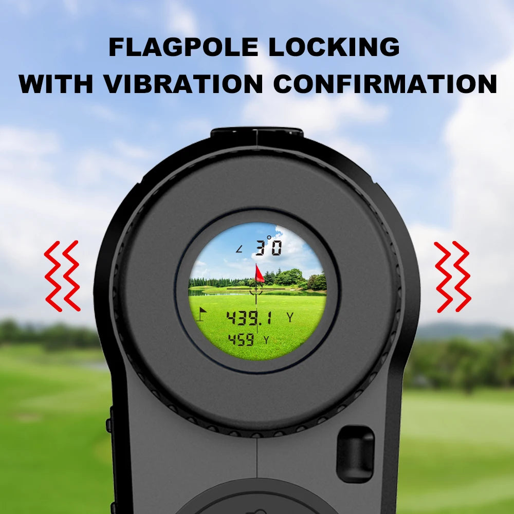 Golf Rangefinder 1000 Yards 6x Magnification Slope Compensated