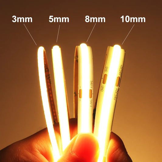 Cooleeon LED Strip Lighting 12V 24V Dimmable Tape Home Decor