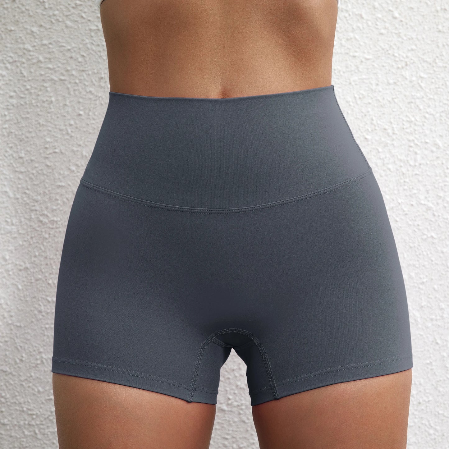 Women High Waist Fitness Shorts Squat Proof For Yoga Running Training