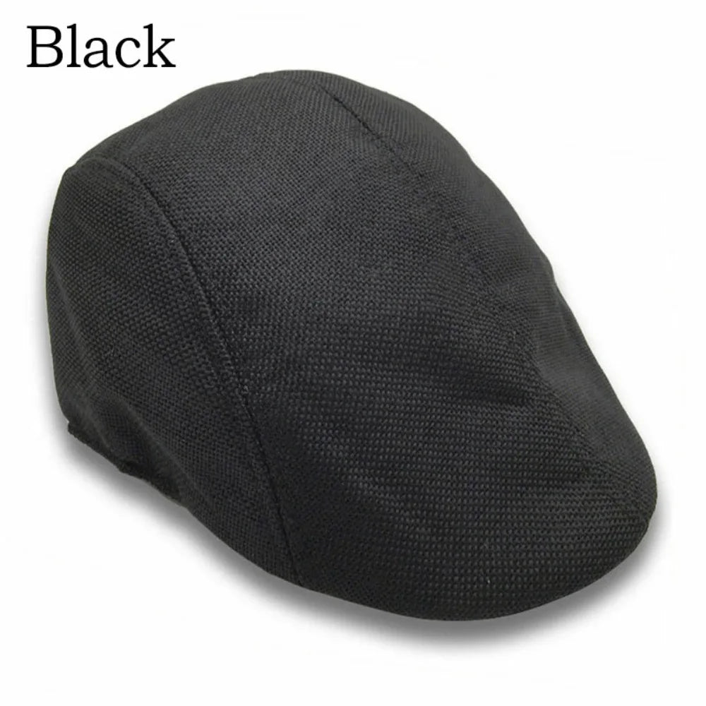 Peaky Newsboy Golf Cap For Men And Boys Vintage Beret