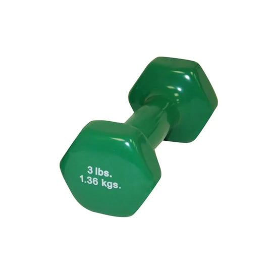 Vinyl Coated Iron Dumbbell For Strength Training Durable Home Gym
