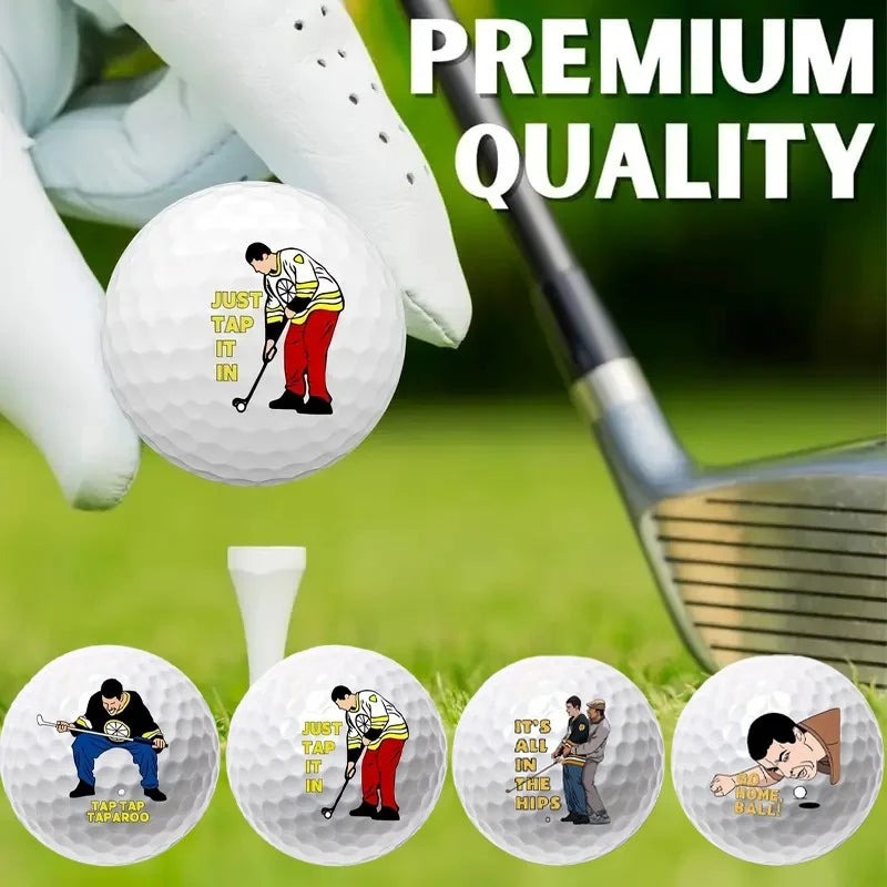 Golf Balls 4 Pack Unique Designs For Long Distance Practice